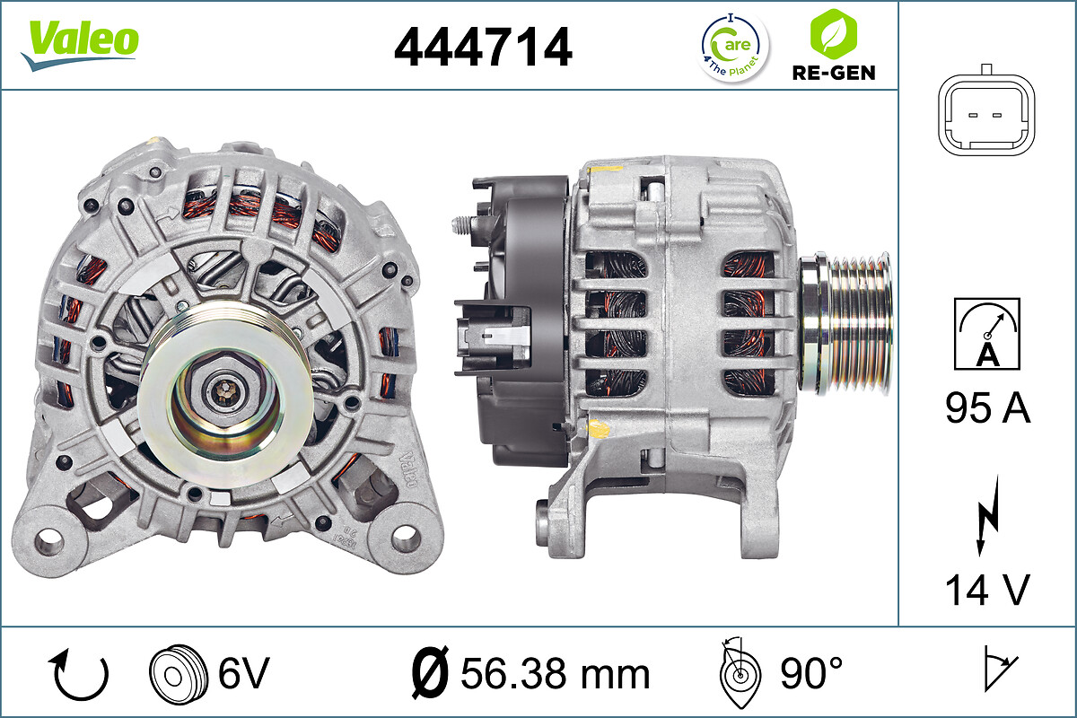 Генератор VALEO 444714