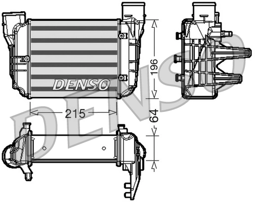 Интеркулер DENSO DIT02002