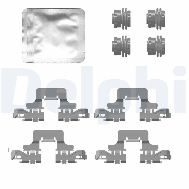 Комплектующие колодки дискового тормоза DELPHI LX0776