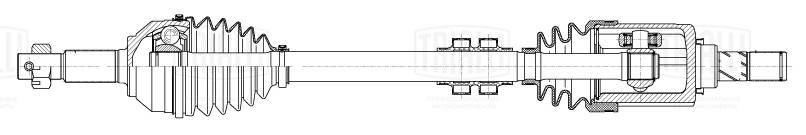 Приводной вал TRIALLI AR 1411