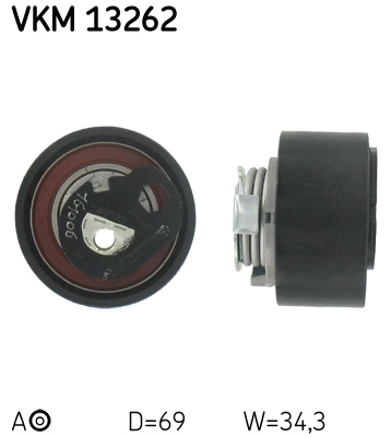 Натяжной ролик ремень грм SKF VKM 13262