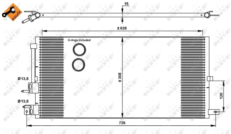 Конденсатор кондиционер NRF 35885