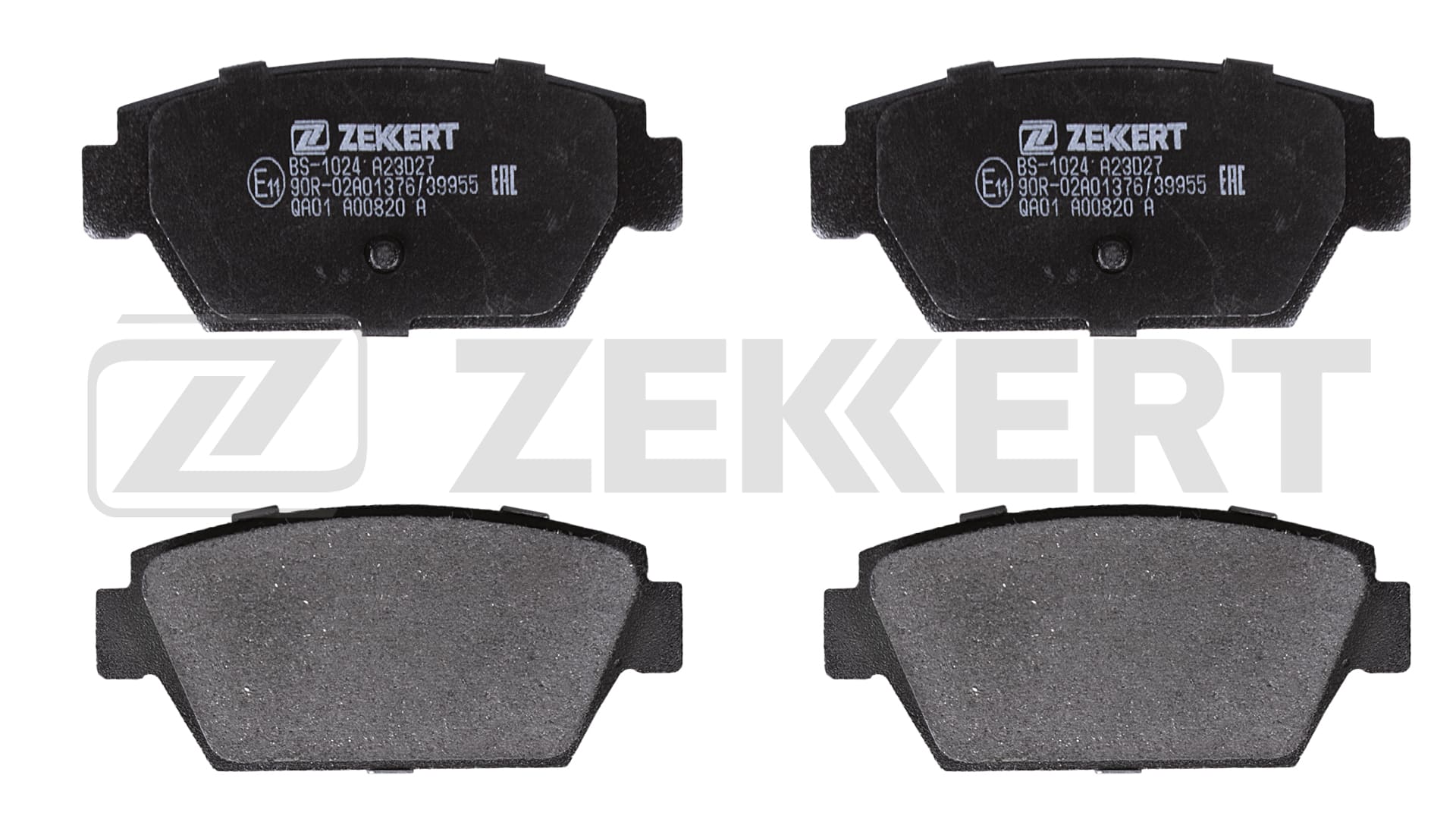 Комплект тормозных колодок дисковый тормоз ZEKKERT BS-1024