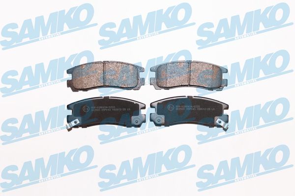 Комплект тормозных колодок дисковый тормоз SAMKO 5SP043