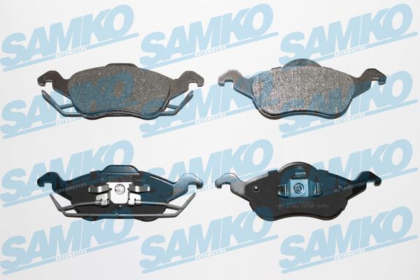 Комплект тормозных колодок дисковый тормоз SAMKO 5SP696