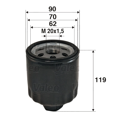 Масляный фильтр VALEO 586020