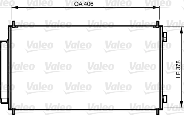 Конденсатор кондиционер VALEO 814232
