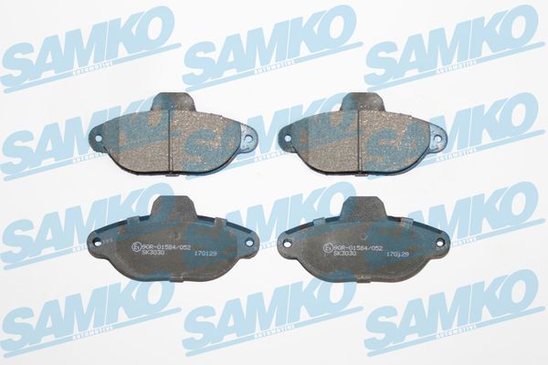 Комплект тормозных колодок дисковый тормоз SAMKO 5SP1191