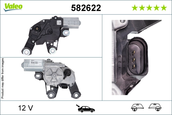 Двигатель стеклоочистителя VALEO 582622