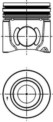 Поршень KOLBENSCHMIDT 40352610