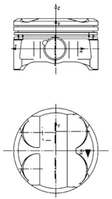 Поршень KOLBENSCHMIDT 40086620