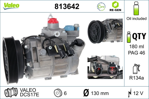 Компрессор кондиционер VALEO 813642