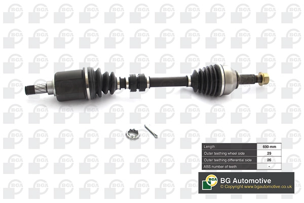 Приводной вал BGA DS6315L
