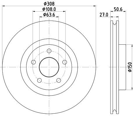 Тормозной диск HELLA/BEHR/PAGID 8DD 355 132-291