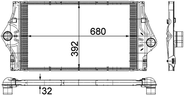 Интеркулер MAHLE/KNECHT CI 59 000P