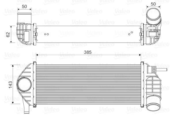 Интеркулер VALEO 818584