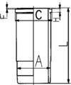 Гильза цилиндра KOLBENSCHMIDT 89564110