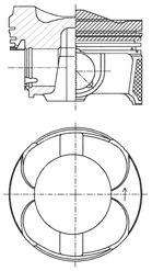Поршень KOLBENSCHMIDT 41949600