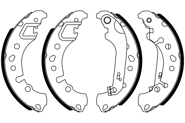 Комплект тормозных колодок BOSCH 0 986 487 961