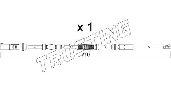 Сигнализатор износ тормозных колодок TRUSTING SU.376