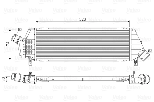 Интеркулер VALEO 818354