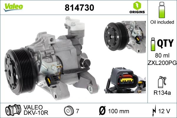 Компрессор кондиционер VALEO 814730