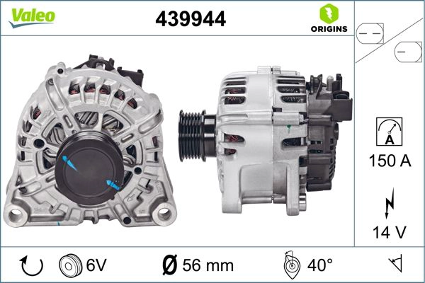 Генератор VALEO 439944