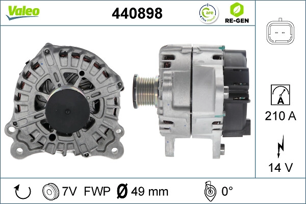 Генератор VALEO 440898