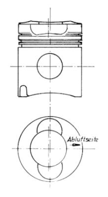 Поршень KOLBENSCHMIDT 94669600