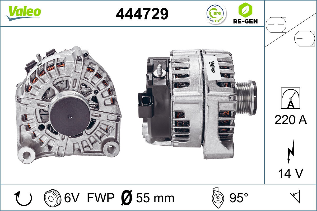 Генератор VALEO 444729