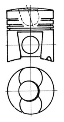 Поршень KOLBENSCHMIDT 93224600