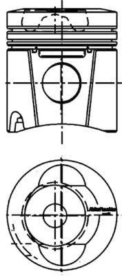 Поршень KOLBENSCHMIDT 99701600