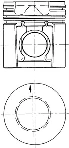 Поршень KOLBENSCHMIDT 99673600