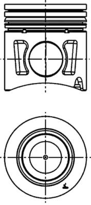 Поршень KOLBENSCHMIDT 40340600