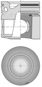 Поршень KOLBENSCHMIDT 41541600