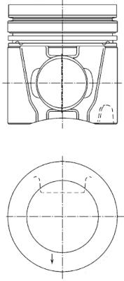 Поршень KOLBENSCHMIDT 41166600