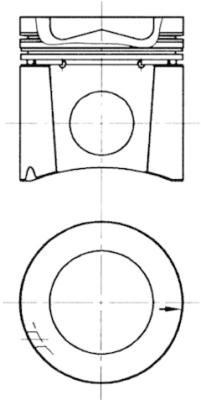 Поршень KOLBENSCHMIDT 94839600