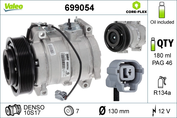Компрессор кондиционер VALEO 699054
