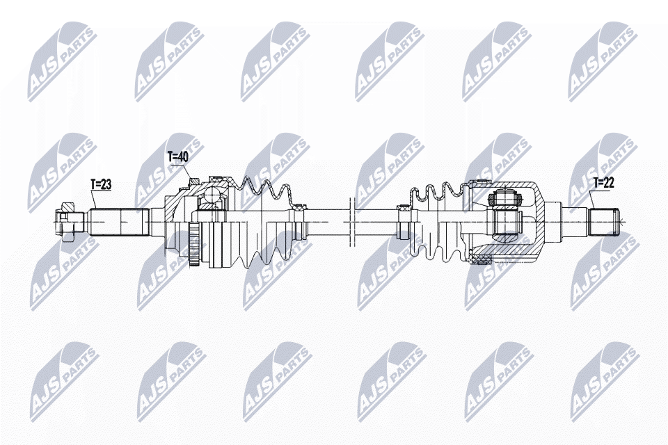Приводной вал NTY NPW-DW-053