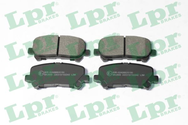 Комплект тормозных колодок дисковый тормоз LPR 05P2242