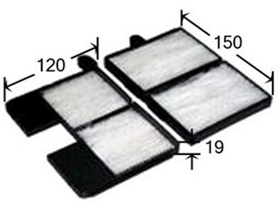 Фильтр воздух во внутренном пространстве JS ASAKASHI AC1502SET