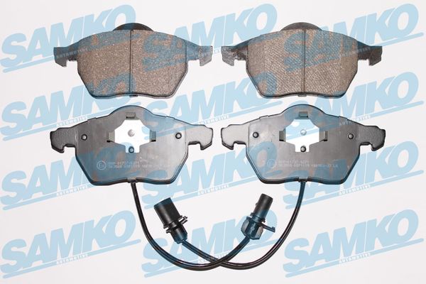 Комплект тормозных колодок дисковый тормоз SAMKO 5SP1119