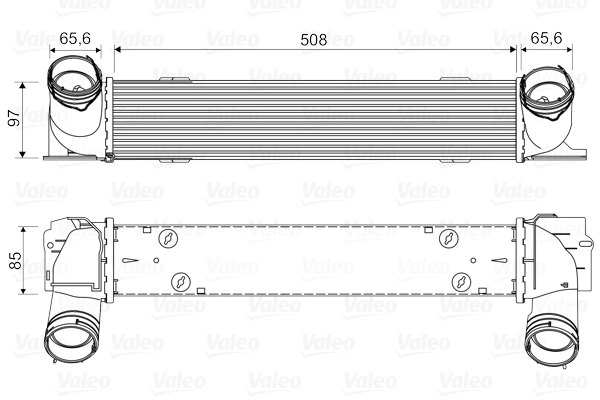 Интеркулер VALEO 818553