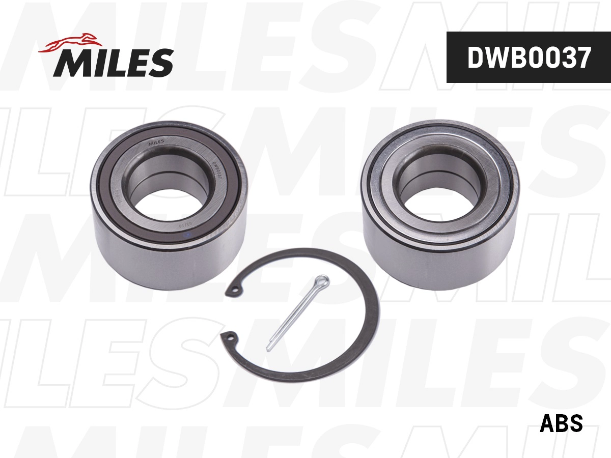 Комплект подшипника ступицы колеса MILES DWB0037