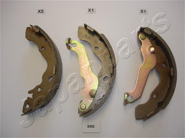 Комплект тормозных колодок JAPANPARTS GF-592AF