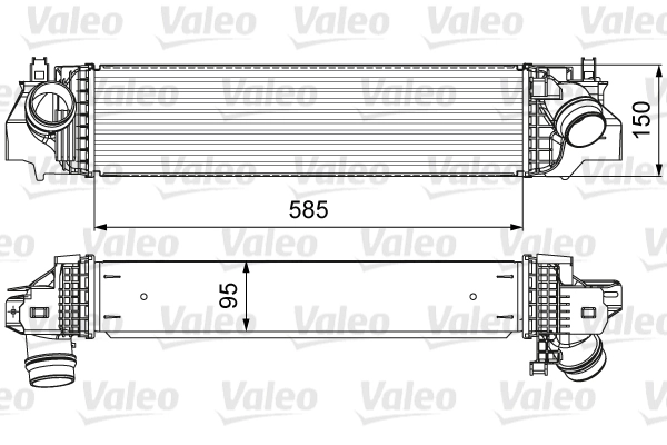 Интеркулер VALEO 818640