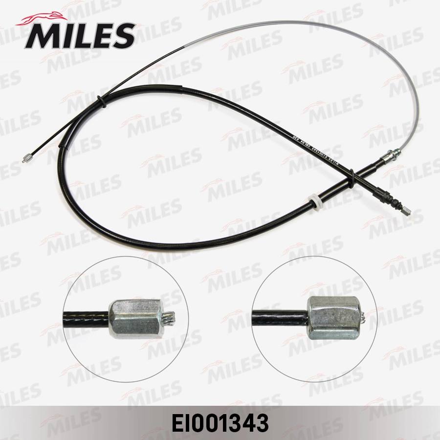 Тросик cтояночный тормоз MILES EI001343