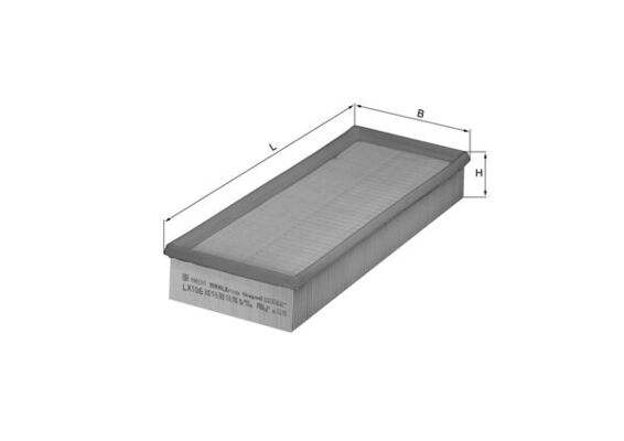 Воздушный фильтр MAHLE/KNECHT LX 106