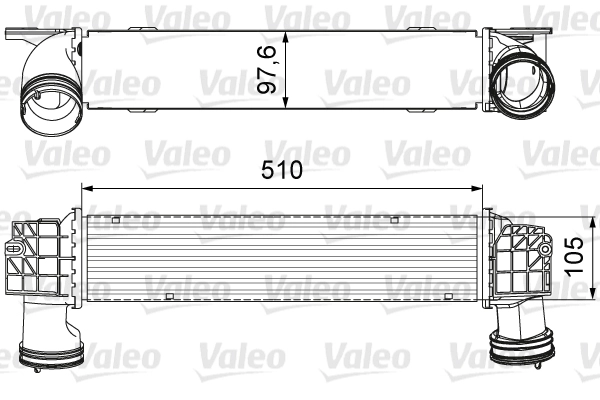 Интеркулер VALEO 818664