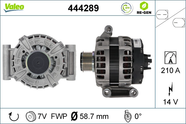 Генератор VALEO 444289